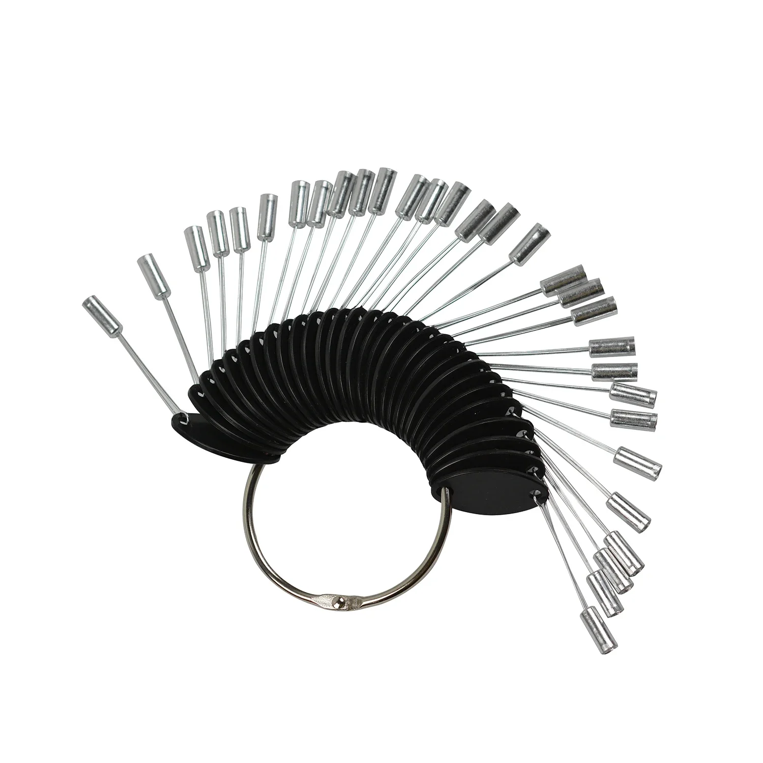 30 pcs / set Hair Swatches Rings for Testing Color Hair Coloring Rings/Card Dye Charts Salon Hairdressing
