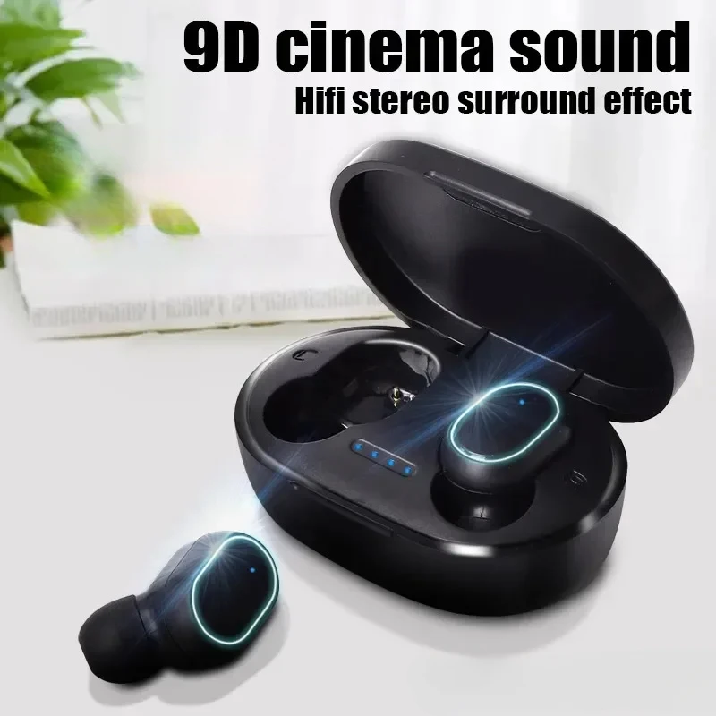 Wireless Bluetooth Earphones Stereo Headphones Noise Cancelling Sport Earbuds
