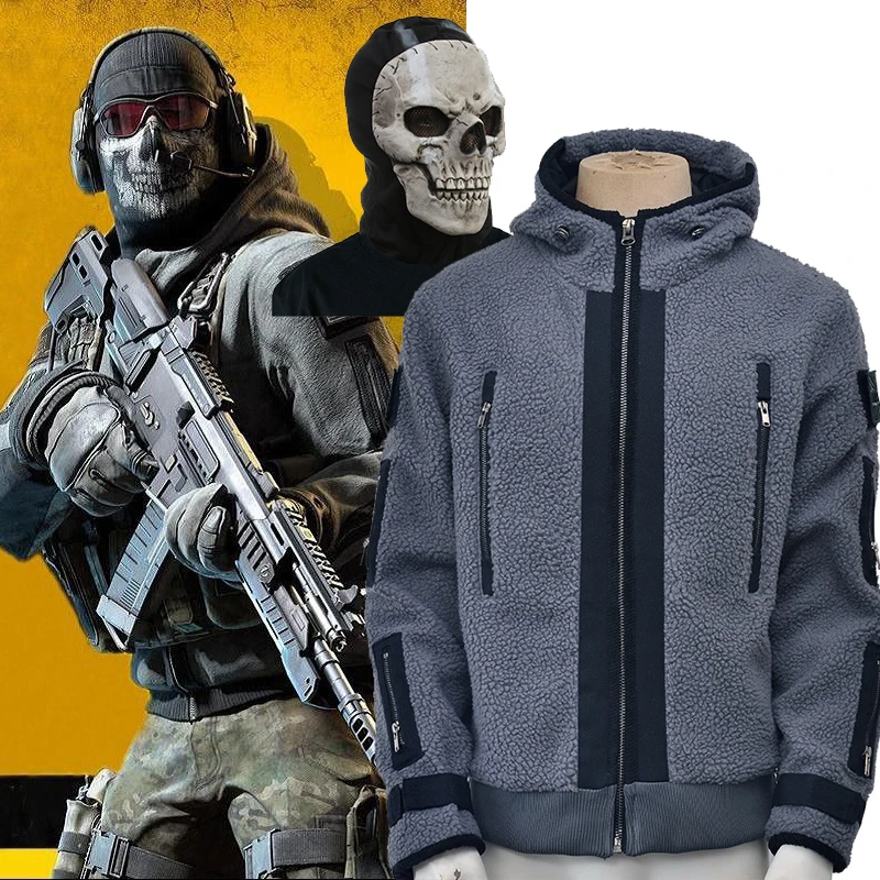 Call Of Duty 6 Cosplay Clothing Same Jacket MWII Ghost Mask COD Cosplay  Ghost Combat Suit Ghost Jacket Hoodies For Men And Women - AliExpress