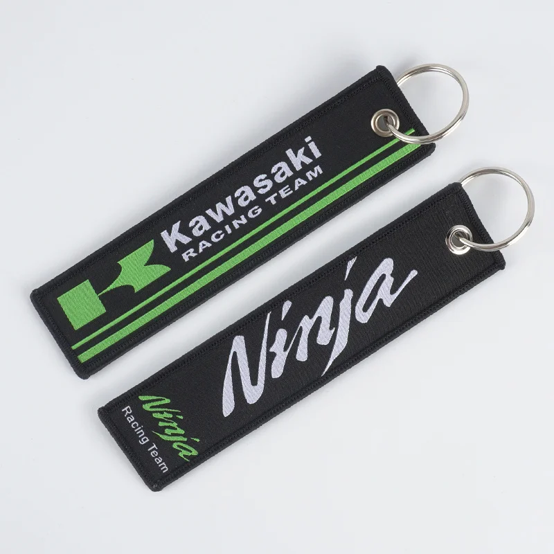 オートバイ刺繍キーホルダーキーリングストラップカワサキ Ninja650