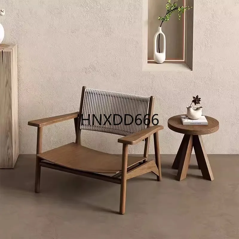 Waterproof Teak Outdoor Sofa Chair 5