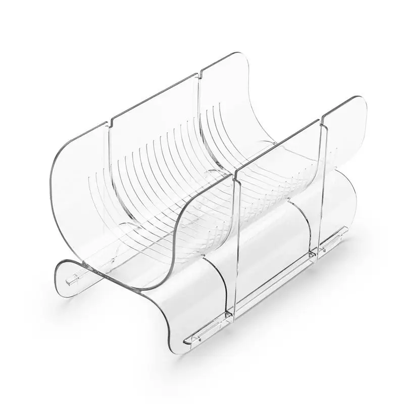 Fridge Wine Holder Acrylic Wine And Water Bottle Storage Kitchen Pantry Storage Organizer Holder