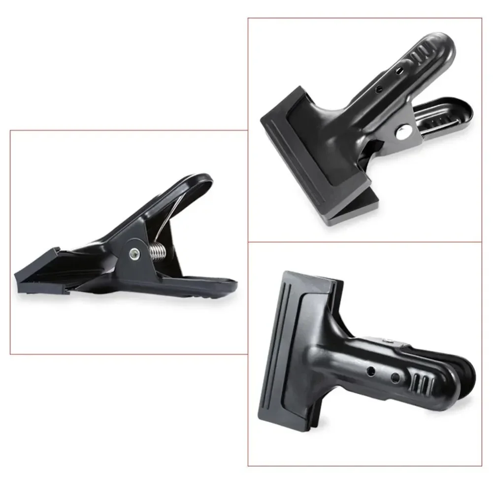 1PC Strong Metal Clip Wide-Mouth Spring Clamp Suitable For Woodworking Muslin Photo Studio Backdrops 10.5cm X 8cm