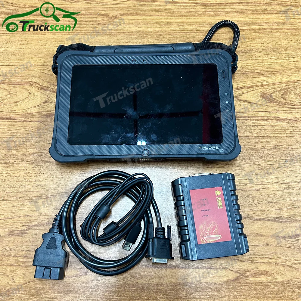 

For SINOTRUK HOWO Cnhtc Diesel Engine Heavy Duty Truck Diagnostic Tool Scanner For Sinotruck Diagnostic Interface+Xplore tablet