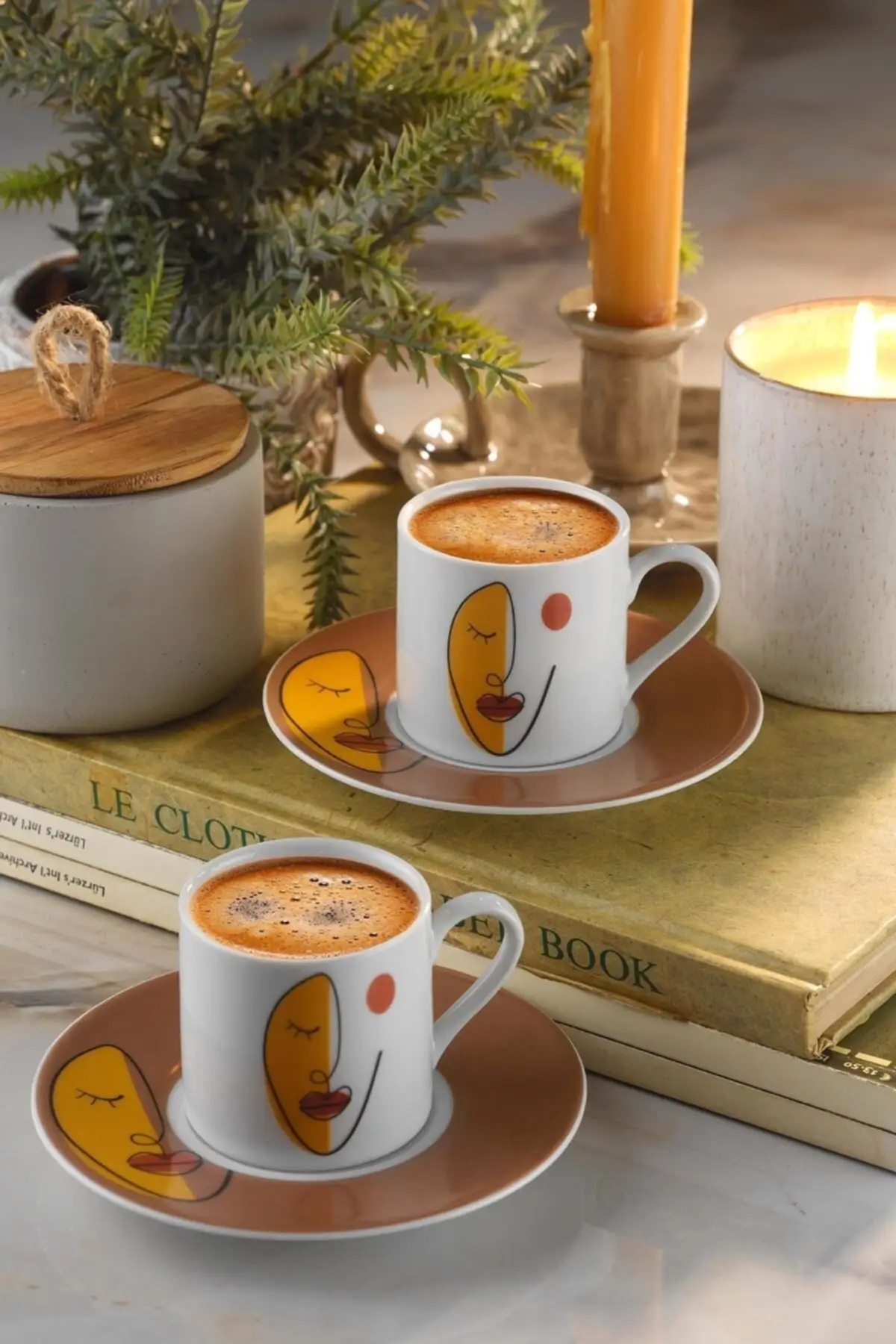 

2Li Coffee Cup Tk Tape Dek.11784 8697828422811-ru04kt42011784-ruya White Cups Tea and Presentation Tableware & Kitchen Home