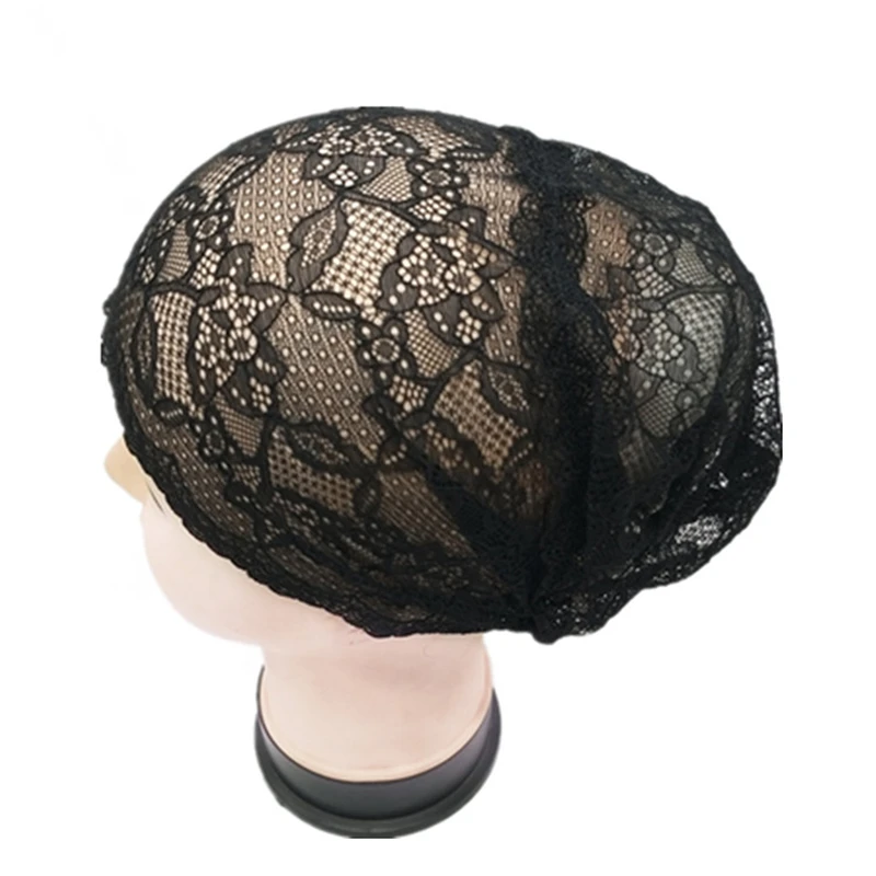 Fashion Lace Floral Inner Hijab Cap Muslim Stretch Turban Cap Islamic Underscarf Bonnet Hat Female Headband Wrap Mujer Accessory