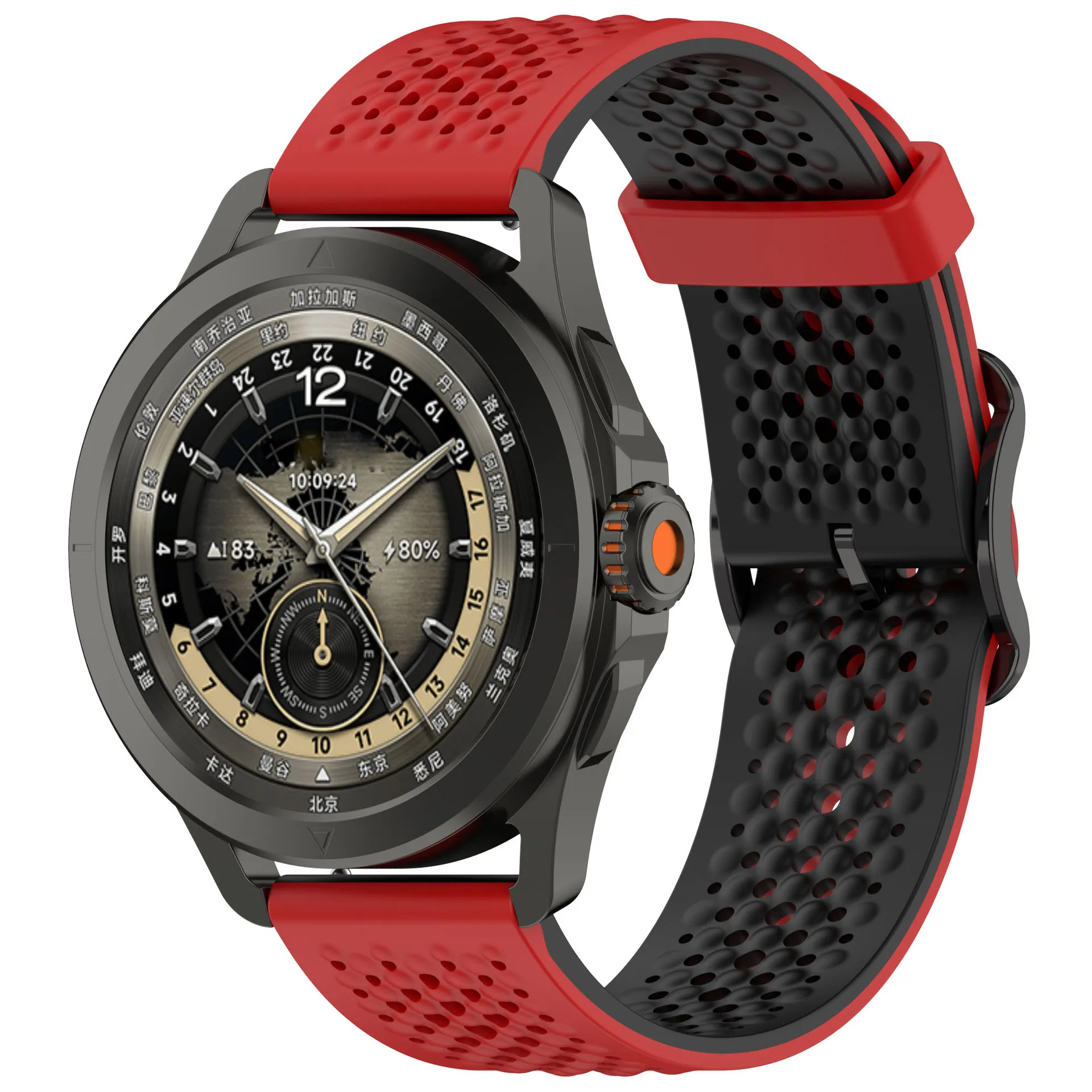 Breathable Silicone Strap for Smartwatches - Sport Edition