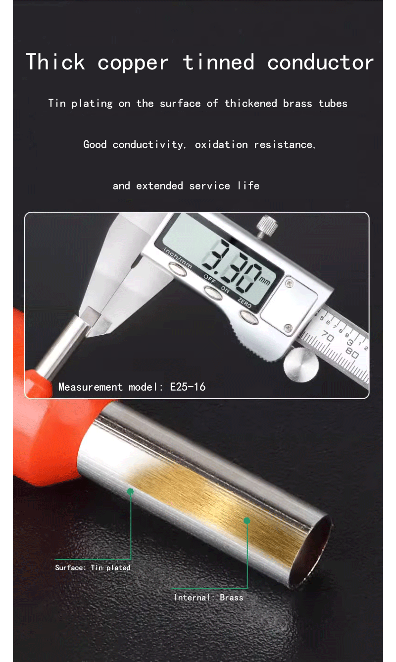 Description Picture 5 of item1000pcs/Pack E1508 E1510 E1512 E1518 Insulated Ferrules 1.5mm²Terminal Block Cord End Wire Connector Electrical Crimp Terminator