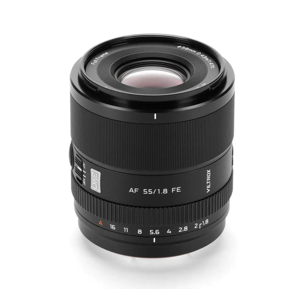 VILTROX 55mm F1.8 EVO APO 렌즈 풀프레임 오토포커스 프라임 렌즈 ( E-마운트 A7IV ZV-E1 A7CII, 니콘 Z-마운트 Z30 Z50 Z50II 호환)