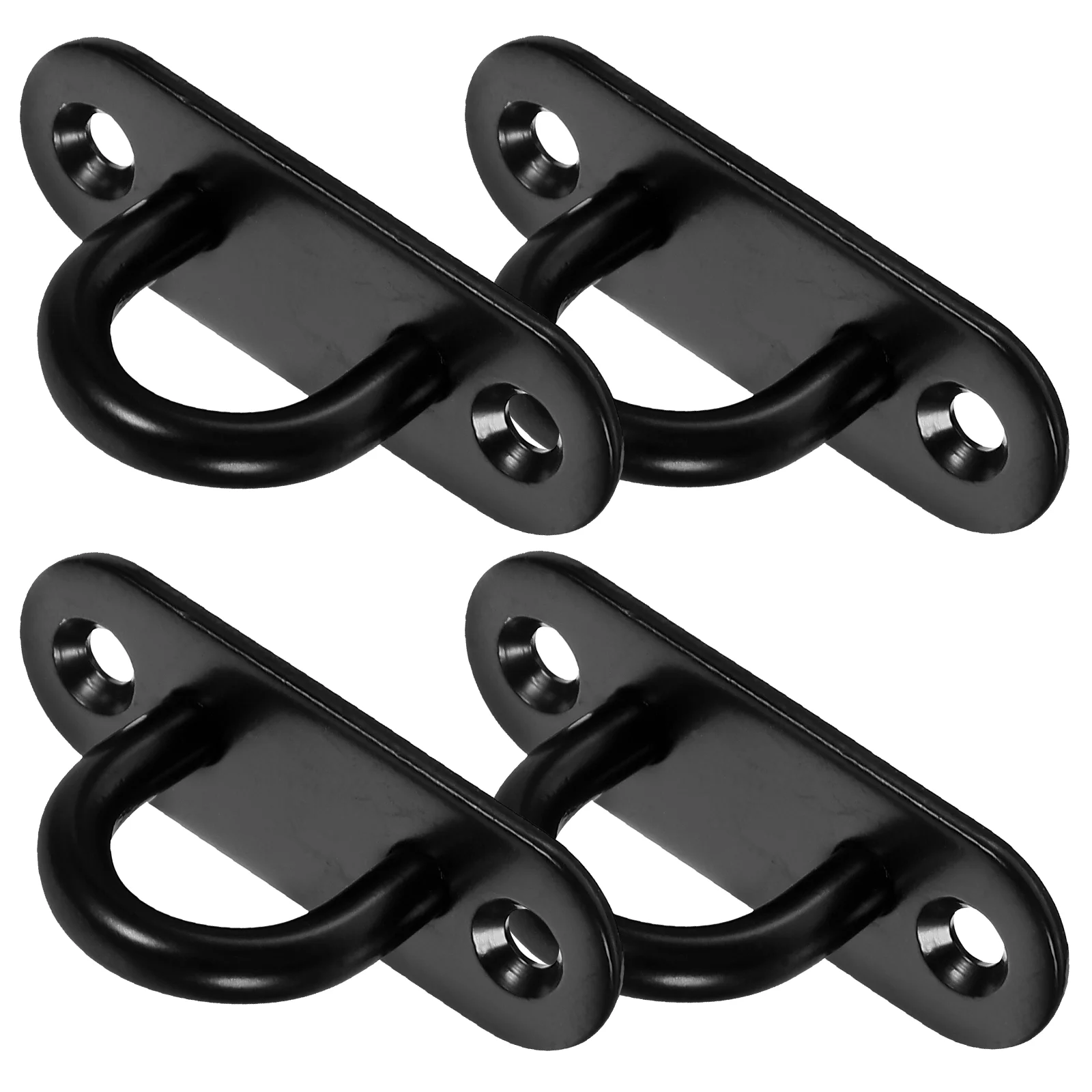 

4 Pcs Wall Mount Hook Stainless Steel Hooks Pad Eye for Hanging Heavy Duty Mounted Ceiling Panels Plate Ring