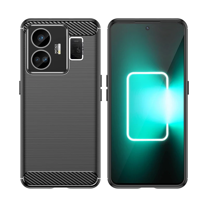 Per Realme Gt3 5G Custodia Realme Gt3 Custodie Cover Cover Posteriore Protettiva In Gomma Siliconica Morbida Antiurto Originale Realme Gt3