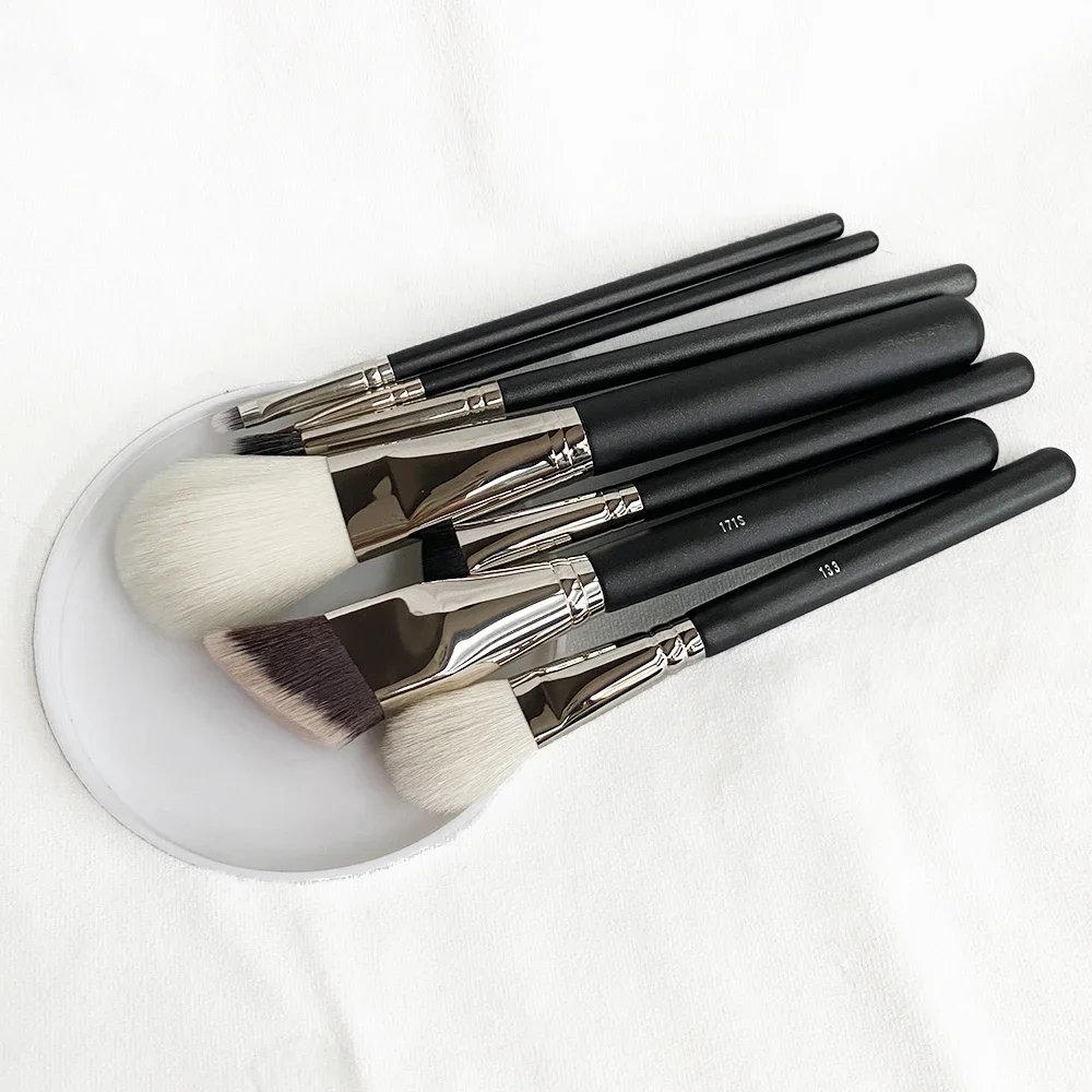 Makeup Brushes Set 135s Powder 171S Foundation 133 Cheek Blush 286s Tapered Eye Blending 106 Concealer Cosmetic Brush Kit - 4