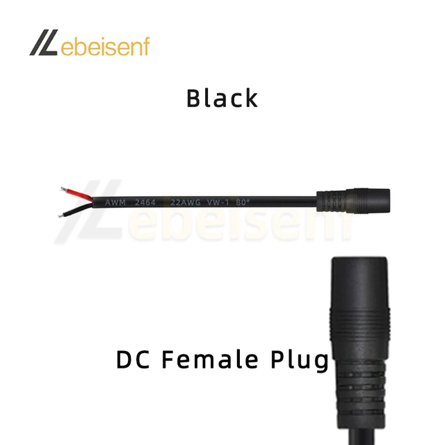 DC Female-Wire(Black