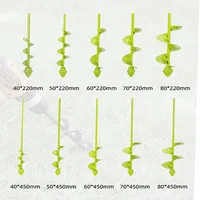 New Planter Garden Alloy Auger Spiral Drill Bit Flower Planting Hole Digger Drill Bit Yard Gardening Planting Hole Digger Tool 2