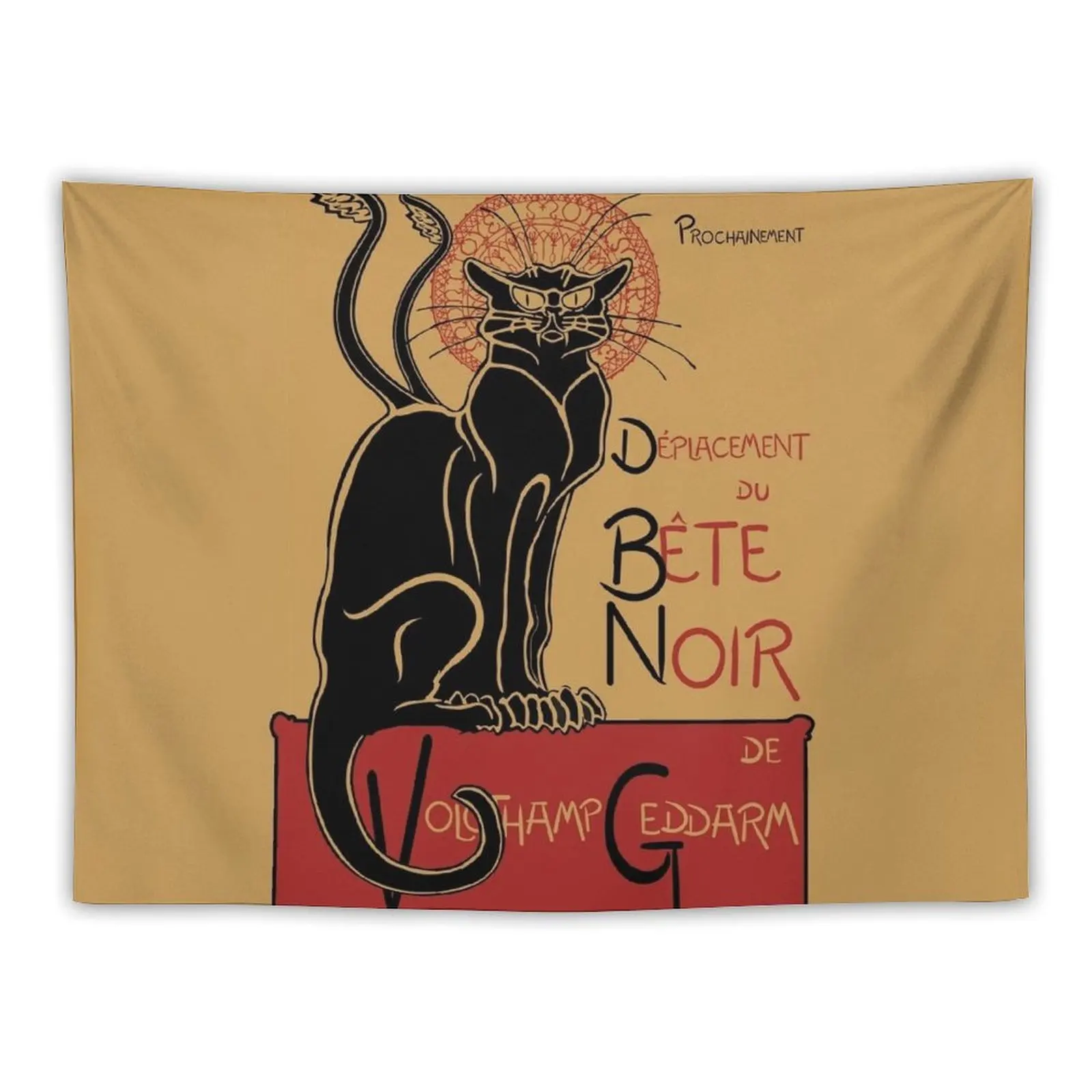 

Displacer Noir Tapestry Aesthetic Room Decor Art Mural On The Wall Tapestry