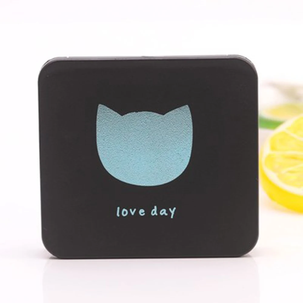 Foldable Makeup Mirror Mini Square Makeup Vanity Mirror Portable Hand Mirrors Double-sided Compact Pocket Cosmetic makeup mirror magnifying mirror hand holding mirror