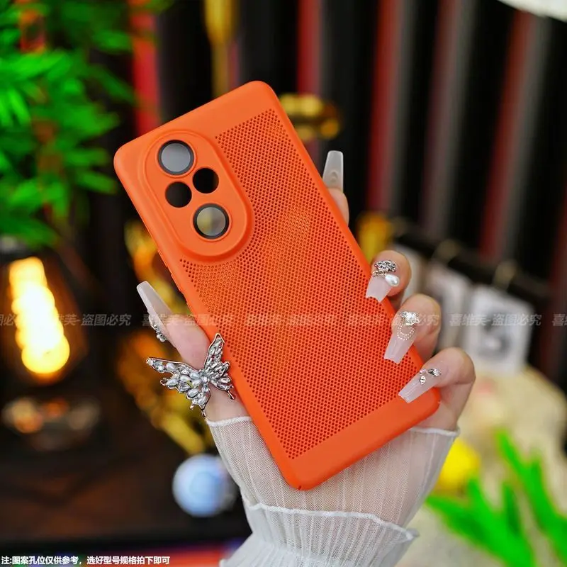 Luxury Fine Hole Heat Dissipation TPU Shockproof Bumper Case