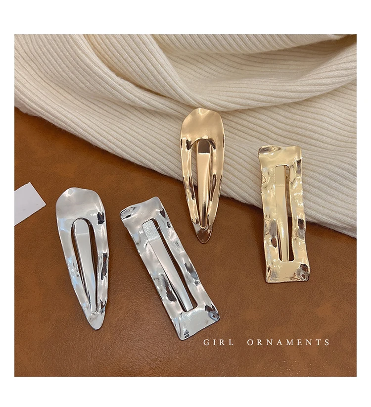 2022 neue Trendy Wellenförmige Metall Nahtlose Haarnadeln Frauen Mädchen Haar Clip Pin Barrettes Zubehör Haarspange Hairgrip Kopfschmuck Headwear – Detail 2