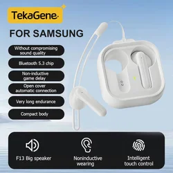 Bluetooth Wireless Earphones with Charging Case and HiFi Sound (White)