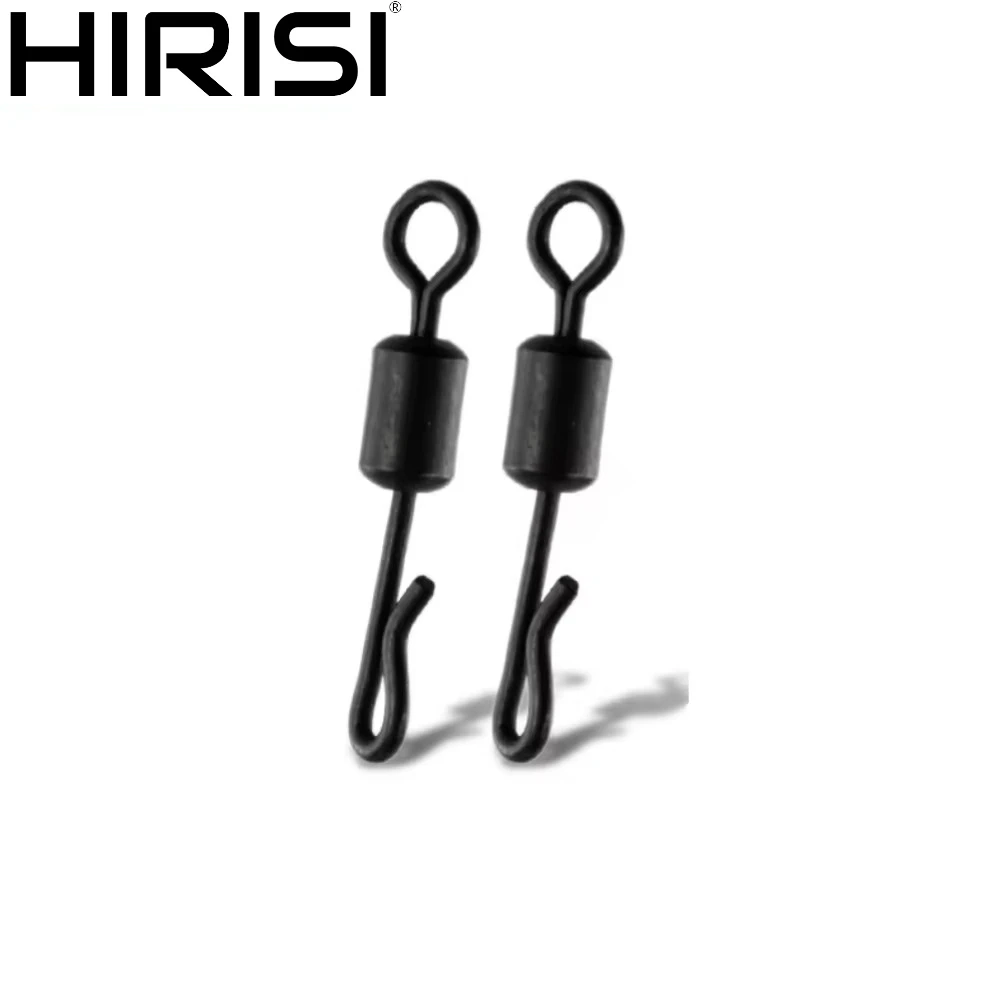 Hirisi 20 stücke Edelstahl Wirbel Schnell Ändern Für Karpfen Angeln Rig Terminal Tackle Hohe Qualität Fisch Zubehör AE007 – Detail 1