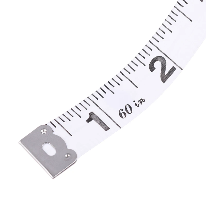 TAILOR SEAMSTRESS SEWING DIET BODY CLOTH RULER TAPE MEASURE BRASS ENDS