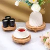 3pcs Wooden Display Riser For Display, Round Display Stand, Wood Riser Pedestal Stand For Home Decor And Organizer, Mother's Day 5