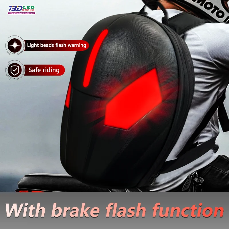 Rider Backpack Led Light Backpack LED Motorcycle Backpack With