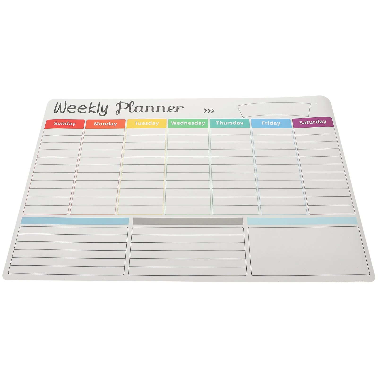 

A3 Fridge Calendar Whiteboard Month Dry Erase Blank Planner Soft Magnetic Monthly Refrigerator Planning Work Boards