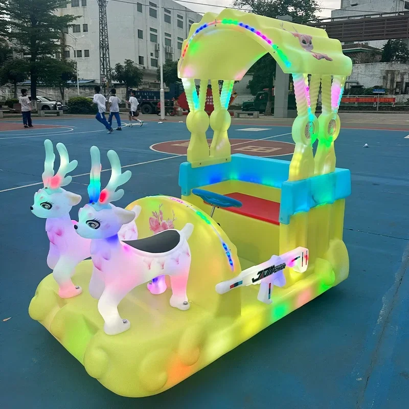 Square Electric Bumper Car Children's Amusement Car Outdoor Indoor Double Amusement Park Battery Equipment