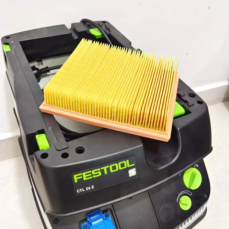 CT26 36 건식 연삭 먼지 수집 버킷 필터 탄소 상자 사포 기계 용 원래 FESTOOL 진공 청소기 필터