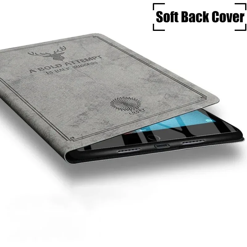 Premium Leather Deer Head Tablet Case Cover
