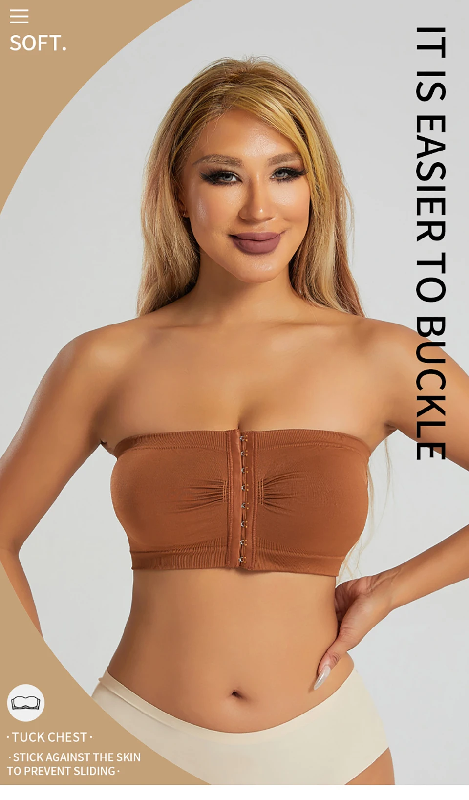 Seamless Wireless Bralette Side view