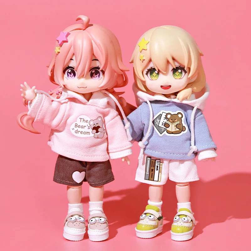 Dolls Accessories OB11 Doll New Hoodie Set Fashion Beautifu Toys Hobbies Brithday Present for Best Friend or Kid 3