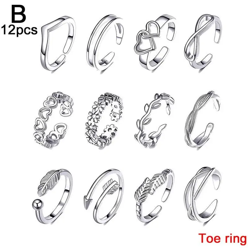 12pcs silver
