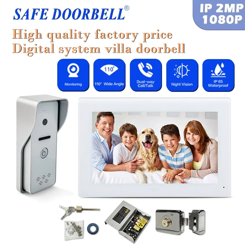

New Low Price Smart Video Doorbell Camera1080P Peephole Video Intercom Door Bell Two-Way Audio Night Vision Digital Door Viewer