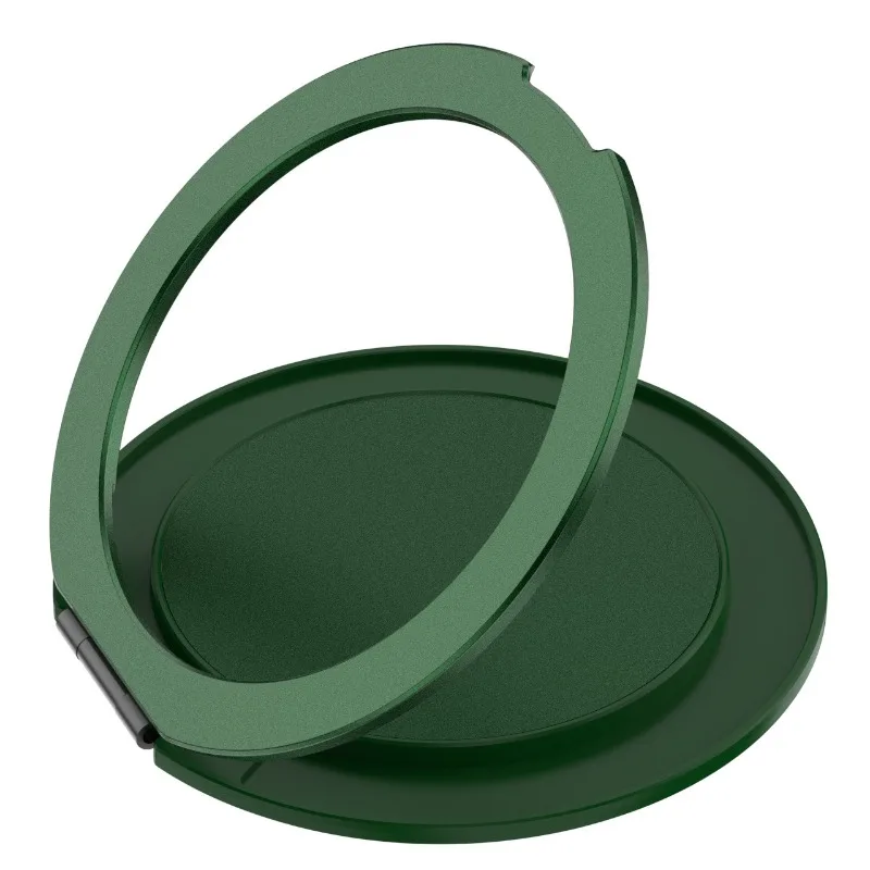 Magnetic 360 Infinitely Rotating Finger Ring Buckle Simple Mobile Phone Holder Adjustable Light Desktop Lazy Stand For Any Model