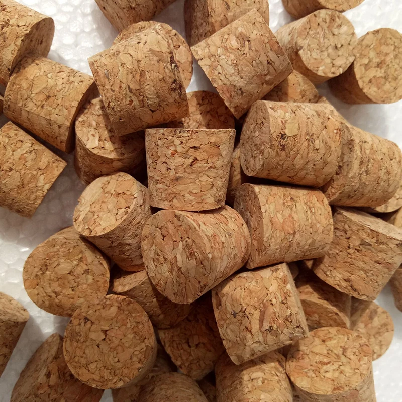 Glass Bottle Cork Wood Lid Cap Stopper Wine Jar Plug Beer Bottles Pudding Container 50-100mm Customize 3pcs