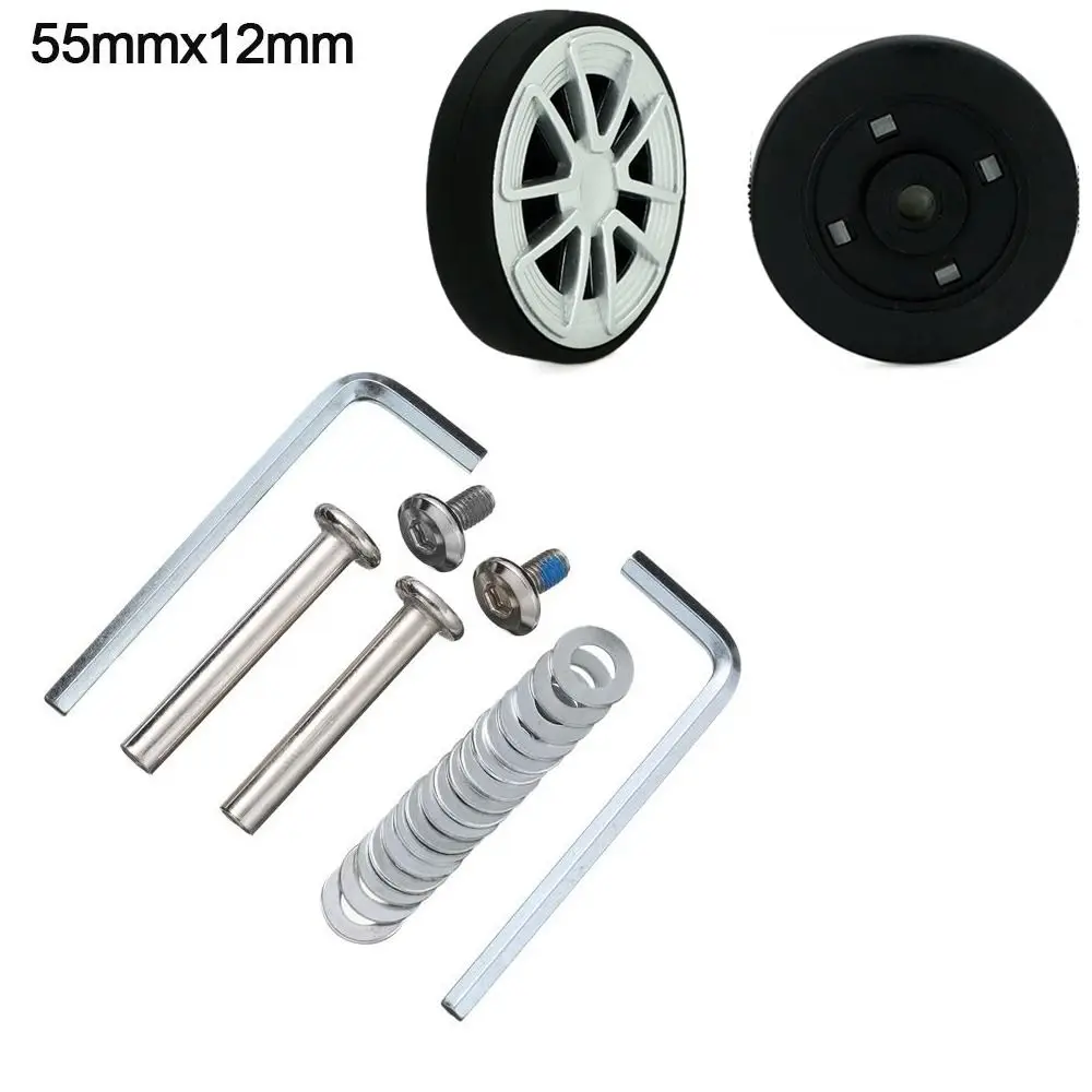 Silent Travel Luggage Wheels Repair Kit with Screws - Spare Parts