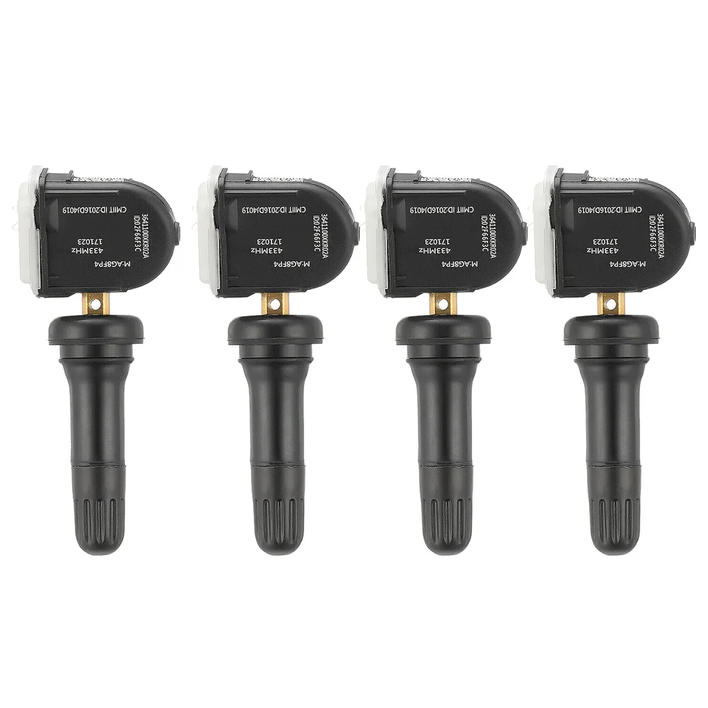 

4PCS TPMS Tire Pressure Monitoring Sensor 433MHZ for 2017-2020 GREAT WALL HAVAL F5 F7 F7X H7L H2S H4 H6 3641100XKR02A