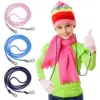 6Pcs Anti Lost Glove Straps Mitten Clips Multiuse Kids neck Lanyard Ski Glove Clips Rope Mitten Lanyard String For Kids Toddlers 1