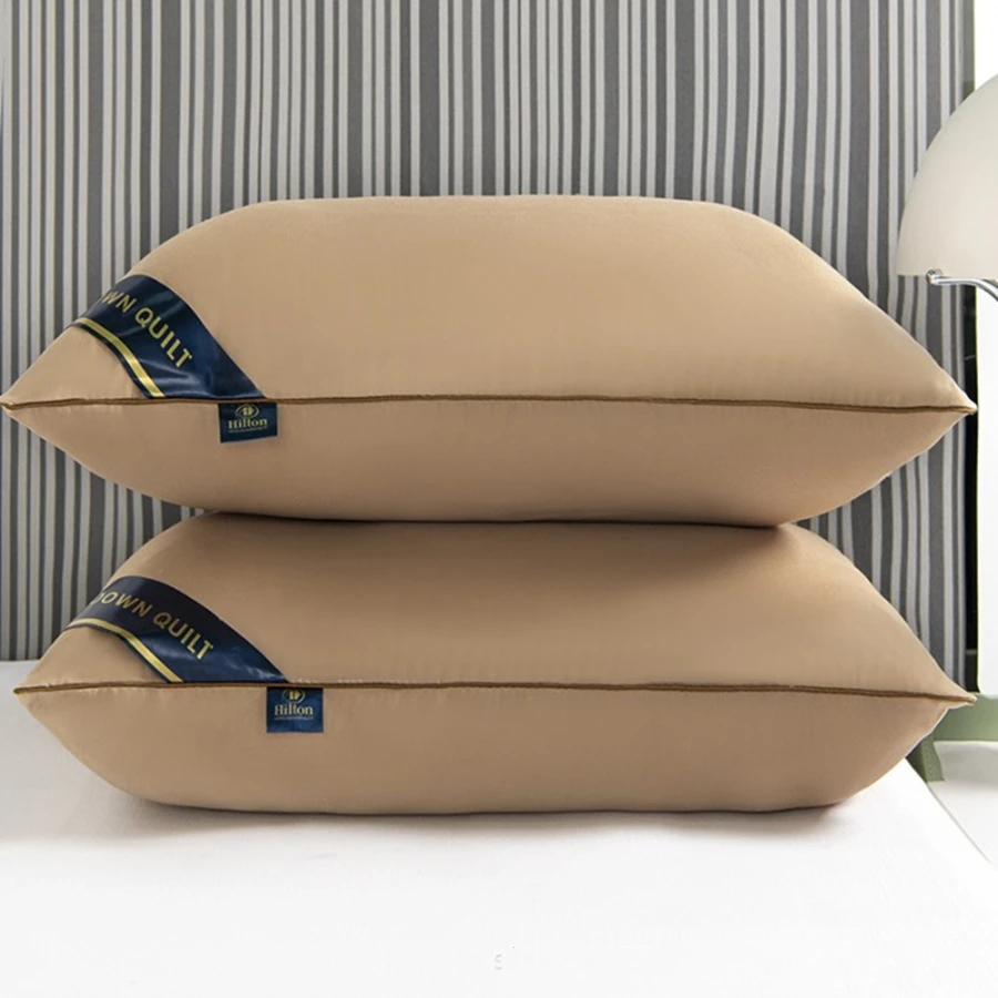 1cp Hot Sell Hilton Pillow 5 Star Hotel Bedroom Sleep Cervical Healthy Soft Pillow Low Middle High Pillow Core 2
