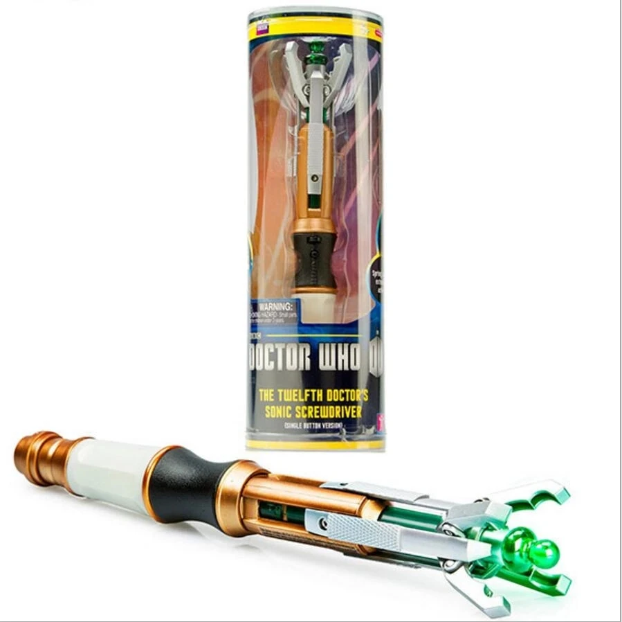 Nuovo arrivo ufficiale medico film puntelli figure giocattolo cacciavite 10th 12th 14th modello Sonics penna suoni luminosi giocattoli per regali