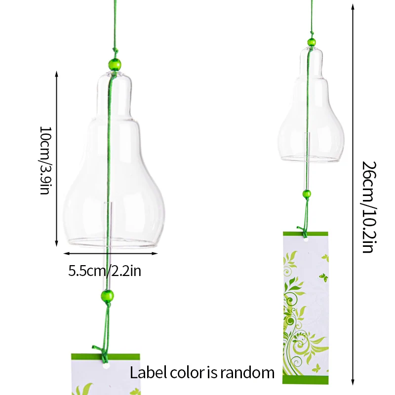 Kawaii Sakura Stained Glass Wind Chime - Aesthetic Room Decor with Harmonious Bell Sounds