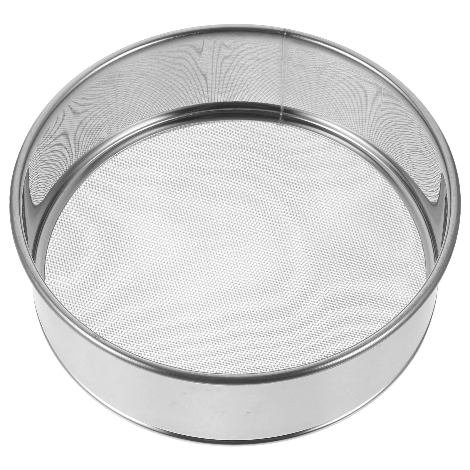 

Flour Sifter Stainless Steel Fine Mesh Strainer Flour Sieve Round Sifter for Baking