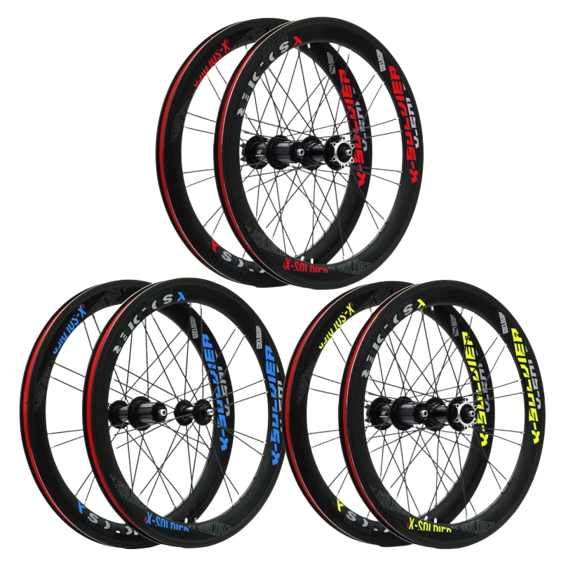 

CNC Folding Bicycle Wheels 451 inch Bike Rim Aluminium Wheelset Hot Front plus Rear Cycling Accessories Part