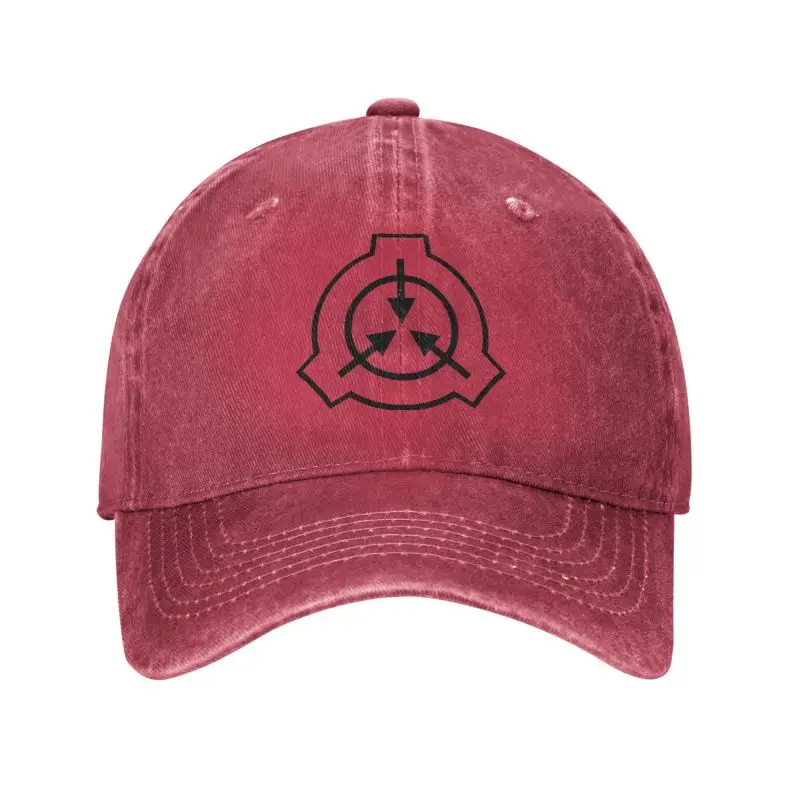 

Personalized Cotton SCP Baseball Cap Hip Hop Men Women's Adjustable Dad Hat Autumn