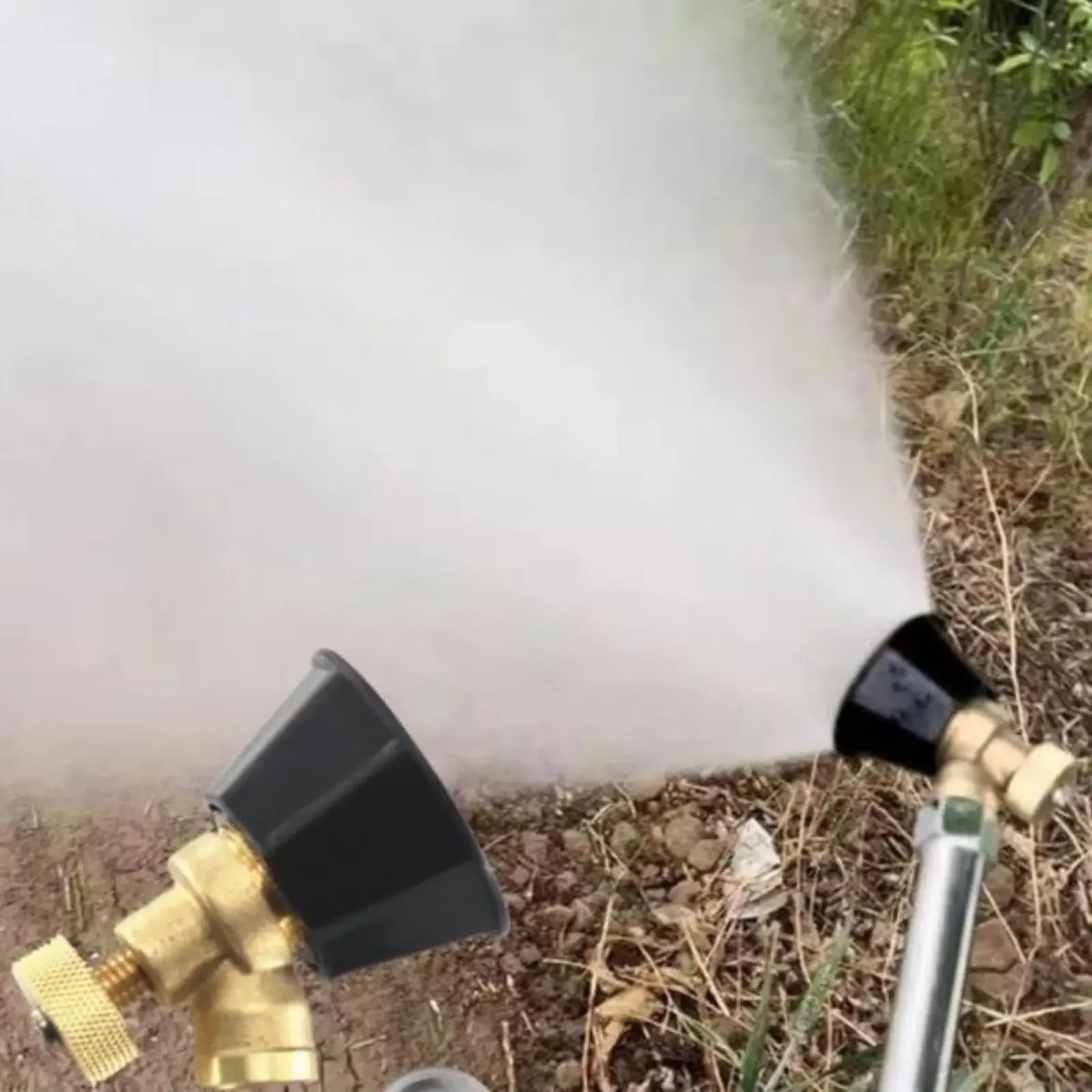 Agricultural Nozzle 1PCS Brass/Alloy Adjustable Nozzle Black Whirlwind Agricultural Sprinkler Head Garden Tool