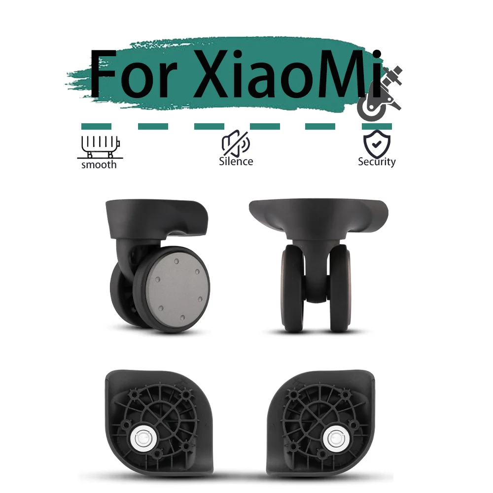Adapt To XiaoMi W276 Silent Wheel Universal Wheel Travel Suitcase Repair Travel Accessories Wheels Smooth Silent Suitcase Wheel