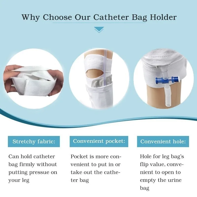Urine Collection Bag Leg Sleeve Urine Bag Holder Washable Breathable