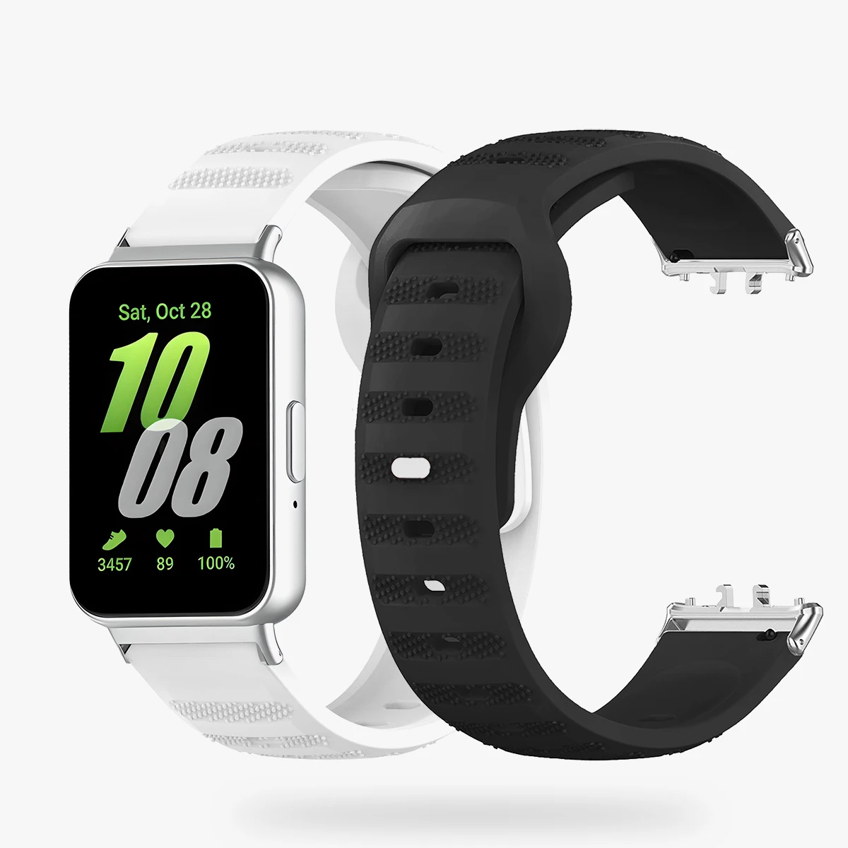 Sports Silicone Replacement Strap for Fit 3 - Unisex Bracelet Accessory
